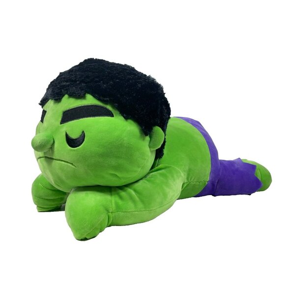 Disney Cuddleez Marvel HULK 24" Jumbo Plush Green - Picture 2 of 11